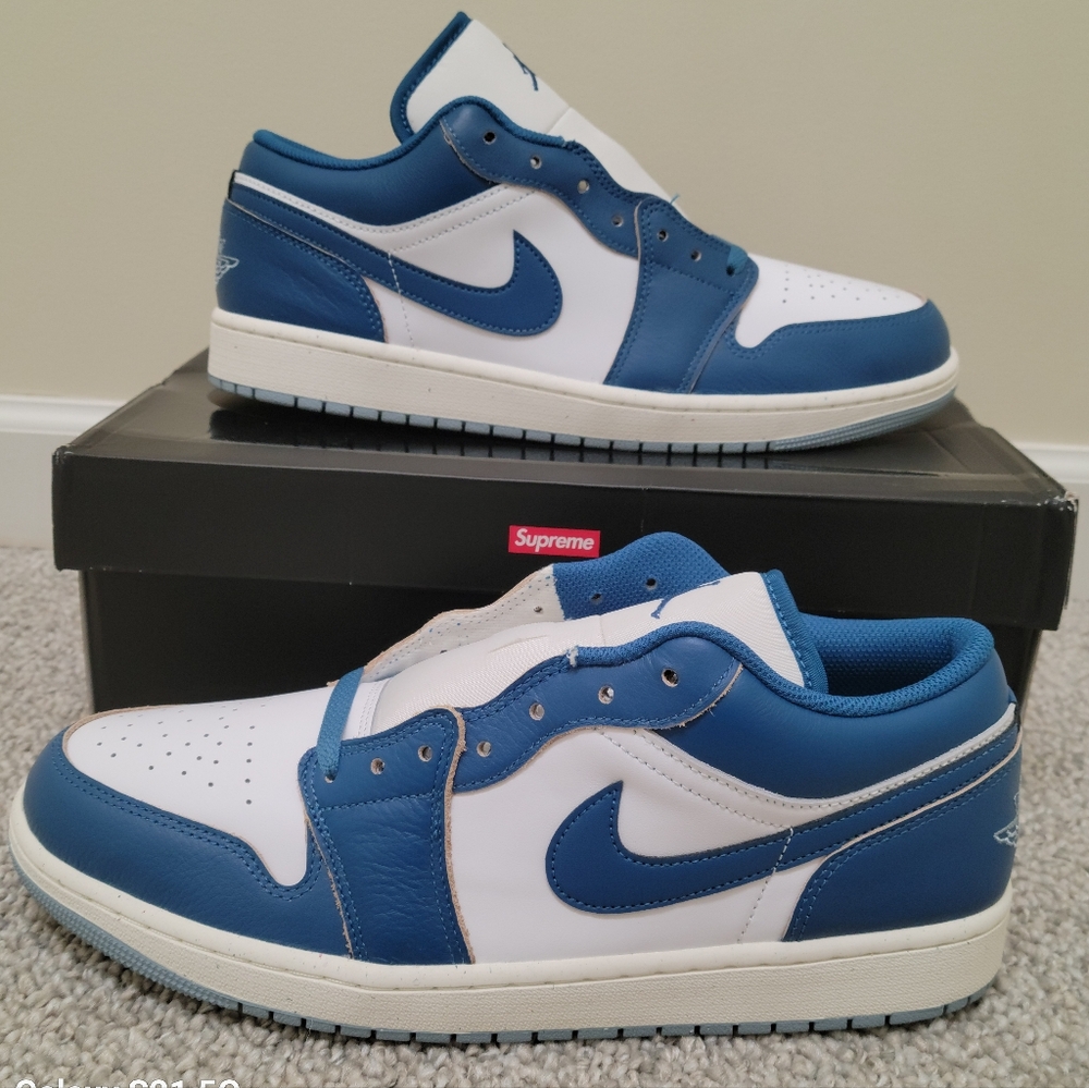 Jordan 1 Low Industrial Blue'